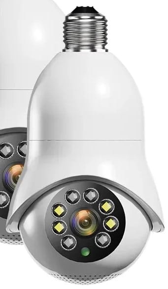 1080p Light Bulb Security Camera: $23