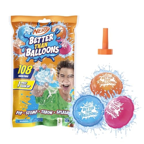Nerf Better Than Balloons Water Pods 108-Pack: $6.99 Nerf Better Than Balloons Water Pods 108-Pack: $6.99