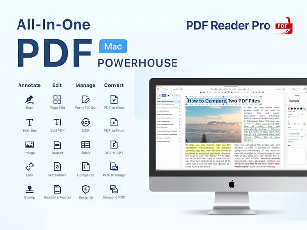 PDF Reader Pro Lifetime Subscription for Mac: $30