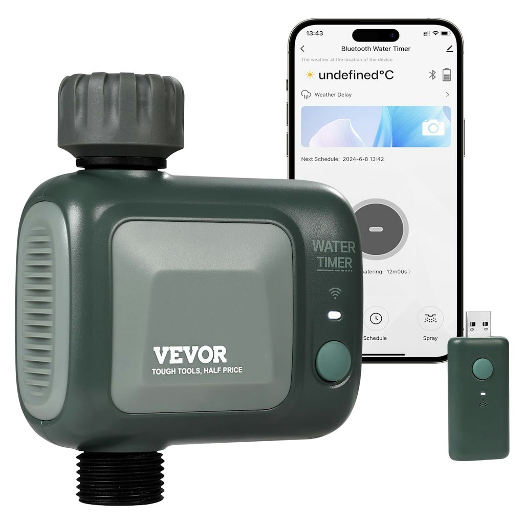 Vevor WiFi Smart Sprinkler Timer: From $21.50