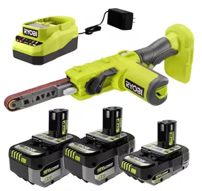 Ryobi ONE+ 18V Cordless File Sander Kit w/ 2 Batteries: $189