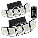 GeoMade LED Solar Flood Light 2-Pack for $23 + free shipping w/ Prime