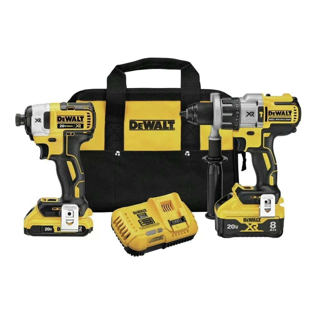 DeWalt 20V MAX XR Hammer Drill & Impact Driver Combo Kit: $249