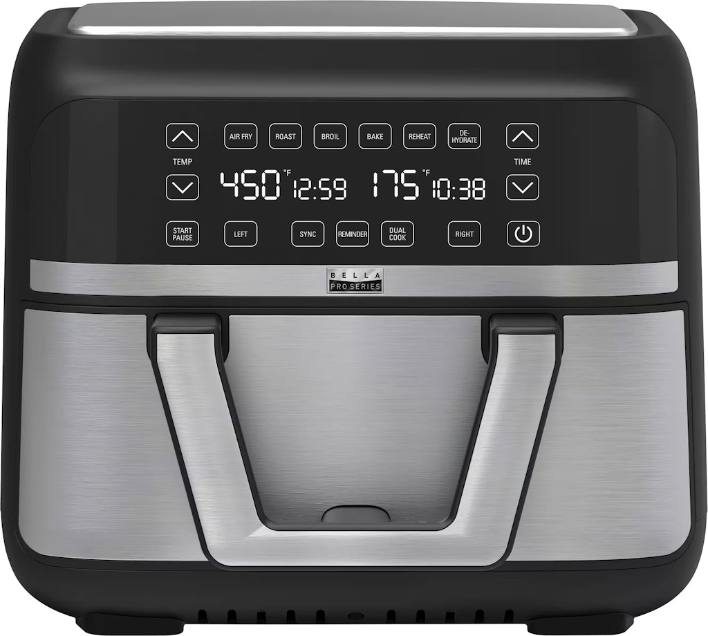 Bella PRO 9-Quart TriZone Touchscreen Air Fryer w/ Dual Flex Basket: $60