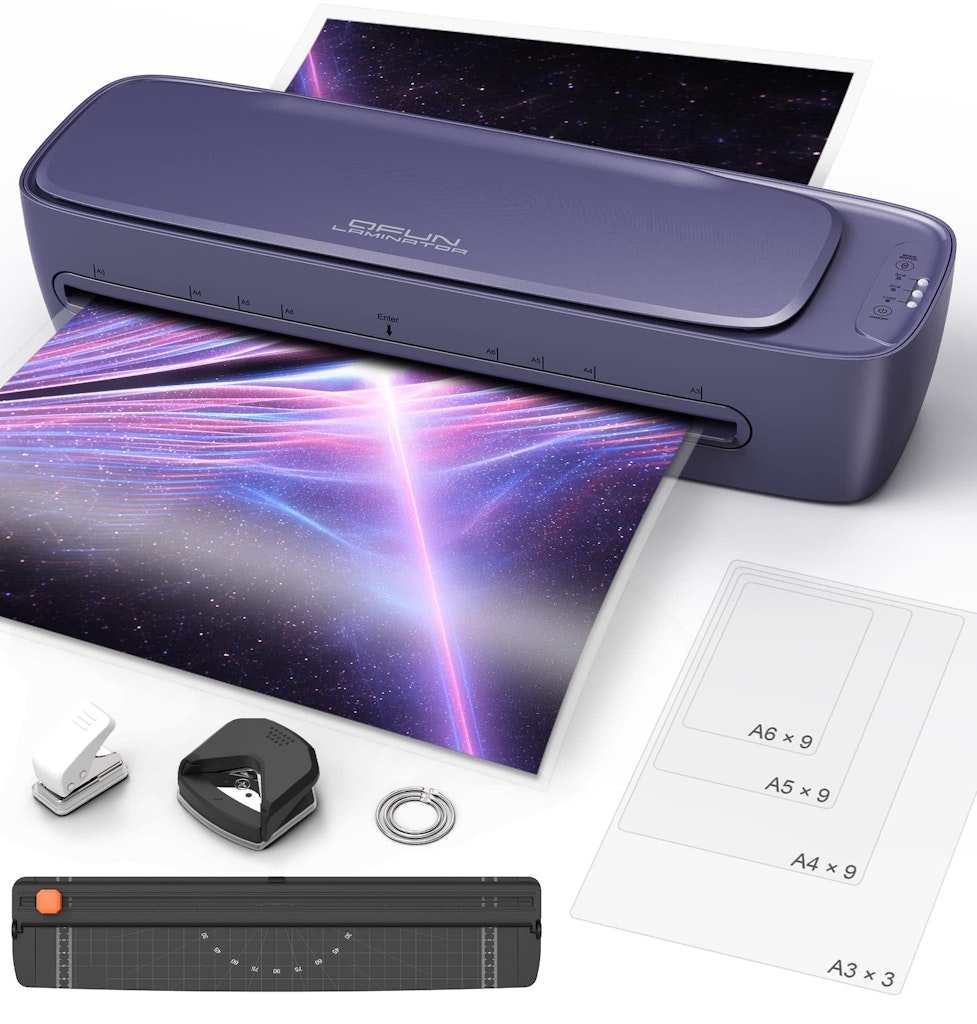 9-in-1 Thermal Laminator Machine: $54 w/ Prime