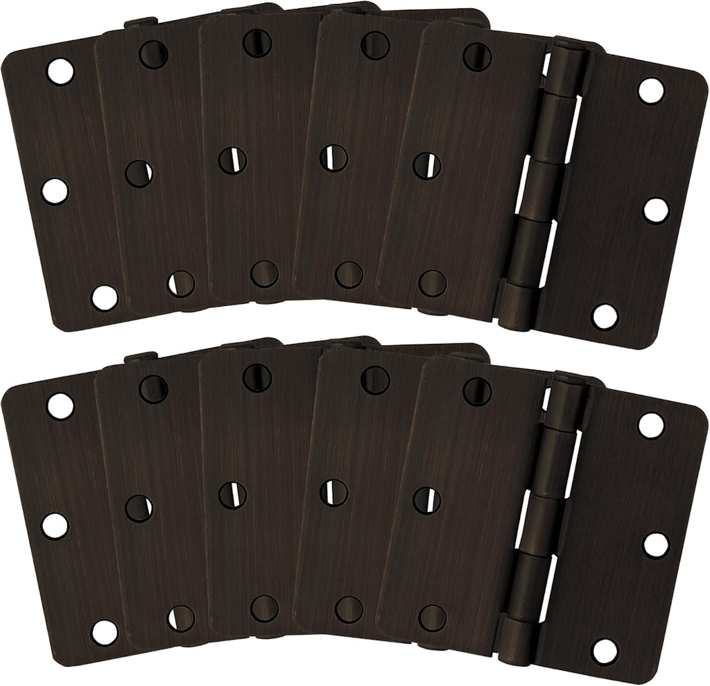 Design House 1/4" Radius Steel Door Hinge 10-Pack: $13 w/ Prime