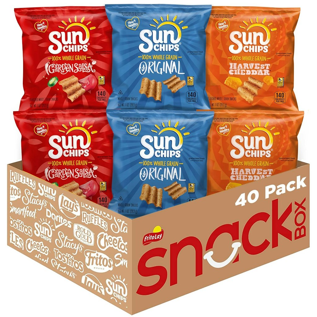 SunChips Multigrain Snacks Variety 40-Pack: $14 w/ Subscribe & Save SunChips Multigrain Snacks Variety 40-Pack: $14 w/ Subscribe & Save