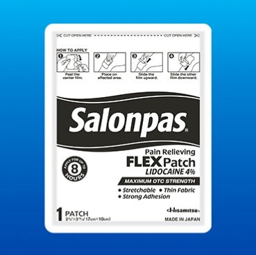 Salonpas Lidocaine 4% FLEX Patch: Free 1-ct. Sample