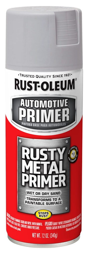 Rust-Oleum Automotive Rusty Metal Primer 12-oz. Spray Can: $5.97