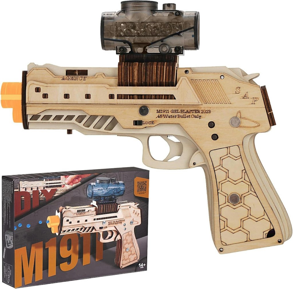 3D Wooden Gun Puzzle: $14.99