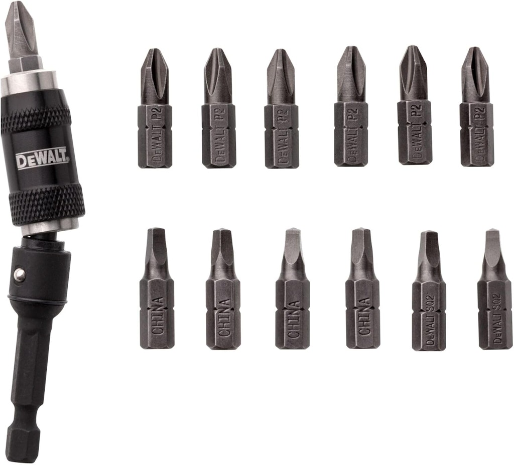 DeWalt 14-Piece Pivot Bit Holder Set: $9.98