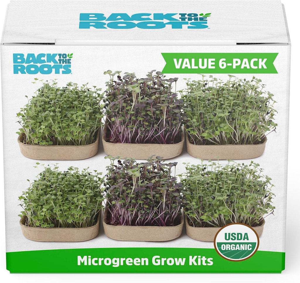 Back to the Roots 6-Plant Microgreen Grow Kit: $13.70