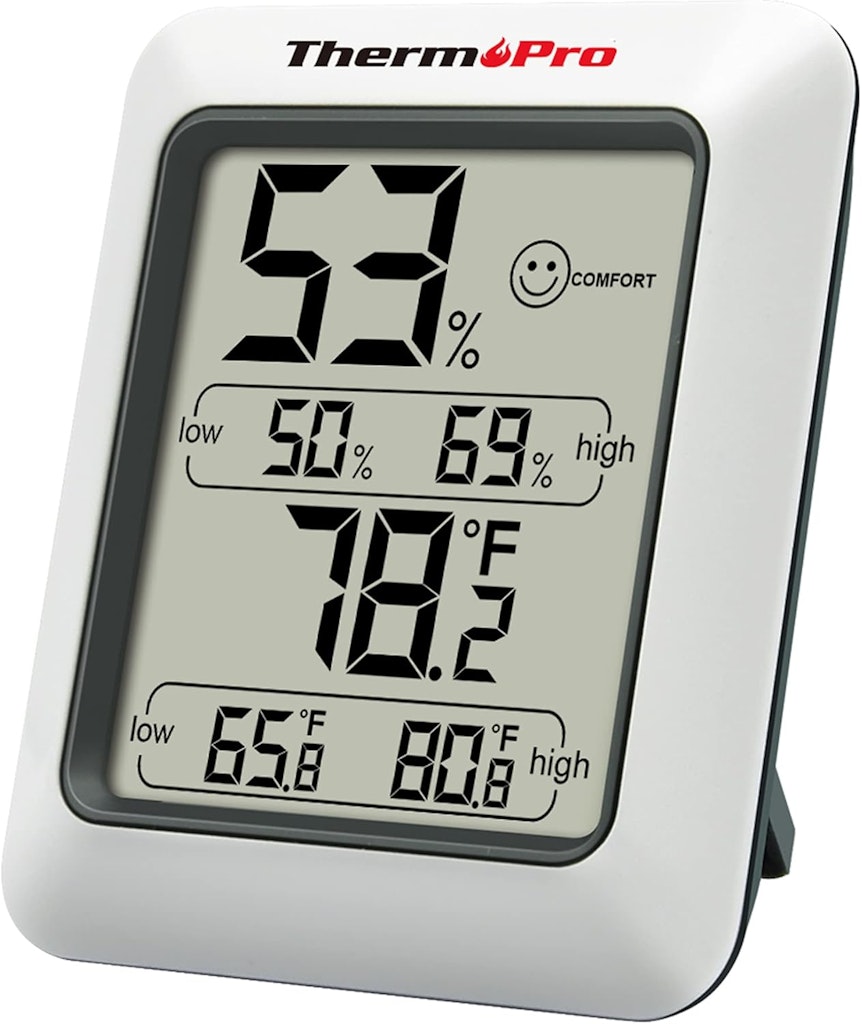 ThermoPro TP50 Digital Hygrometer & Thermometer: $9.99