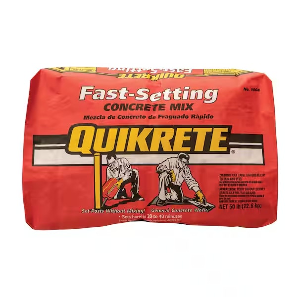 Quikrete 50-lb. Fast-Setting Concrete Mix: $6.91 Quikrete 50-lb. Fast-Setting Concrete Mix: $6.91
