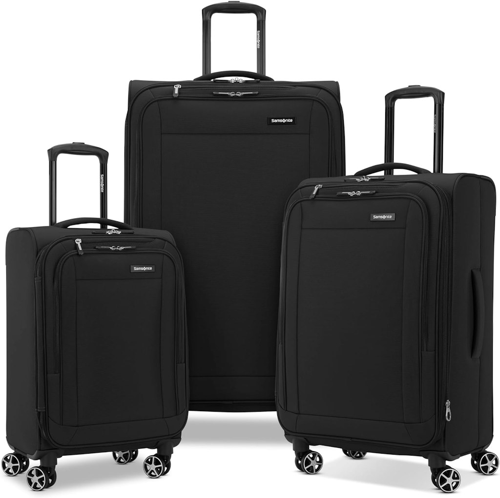 Samsonite Saire 3-Piece LTE Softside Expandable Luggage Set w/ Spinners: $240.34