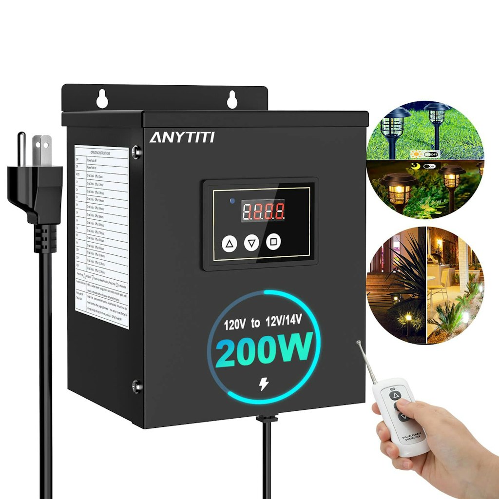 200W Low Voltage Landscape Transformer: $32.77 200W Low Voltage Landscape Transformer: $32.77