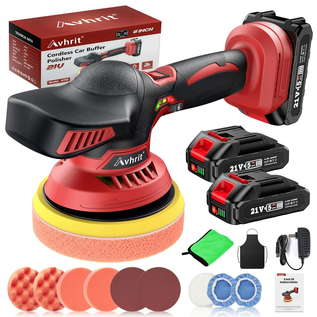 21V Cordless Car Buffer Polisher Kit: $32 w/ Prime 21V Cordless Car Buffer Polisher Kit: $32 w/ Prime