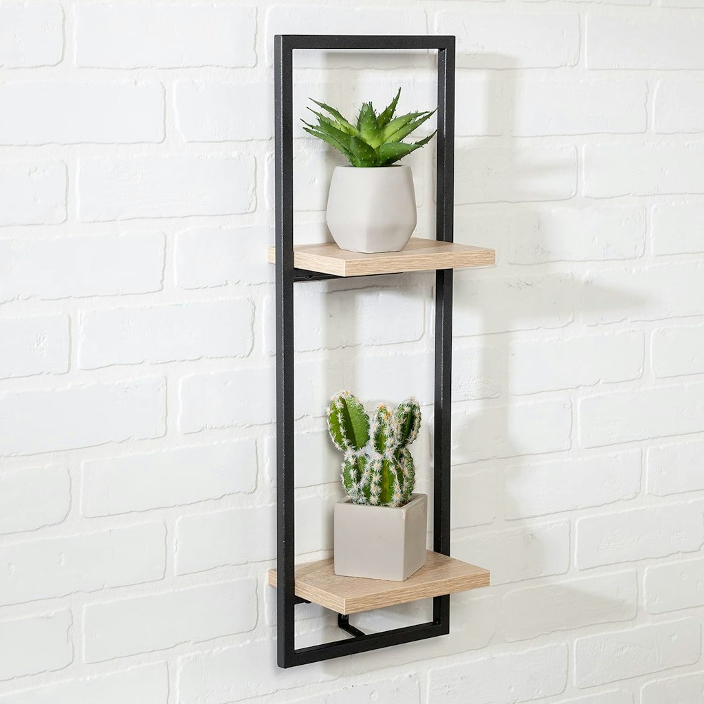 Honey Can Do Double Floating Wall Shelf: $12