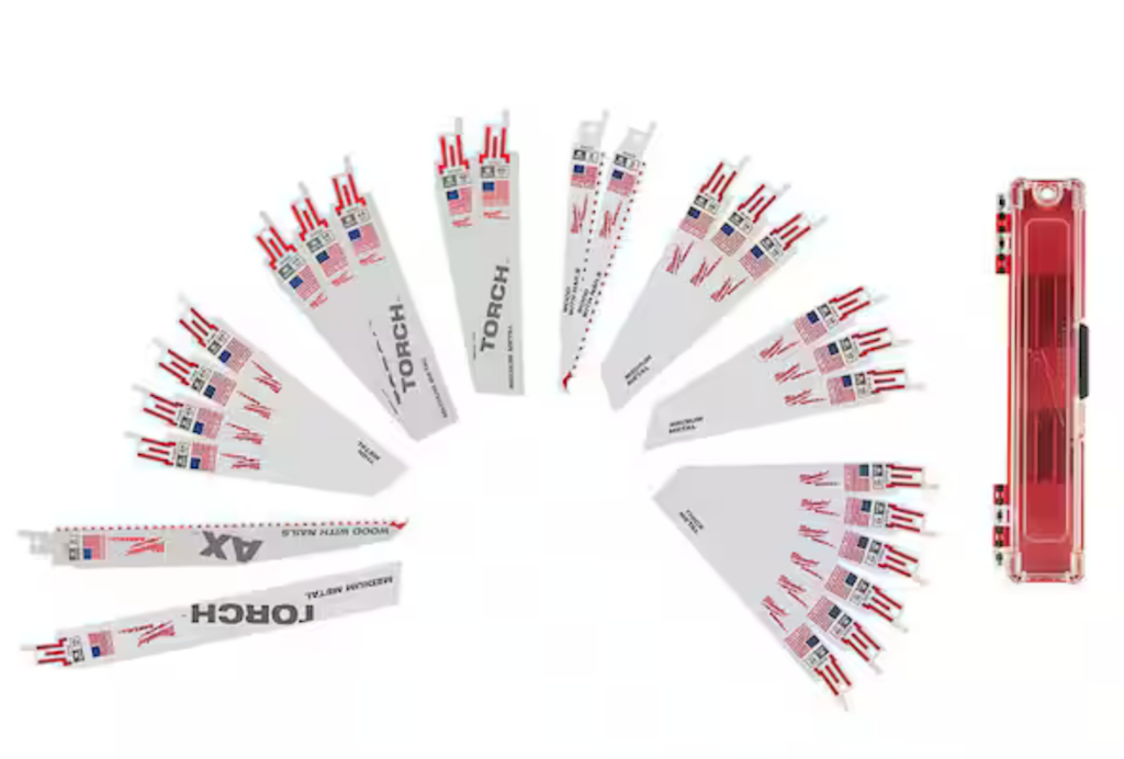 Milwaukee Sawzall Demolition Bi-Metal Reciprocating 25pc Saw Blade Set: $24 Milwaukee Sawzall Demolition Bi-Metal Reciprocating 25pc Saw Blade Set: $24