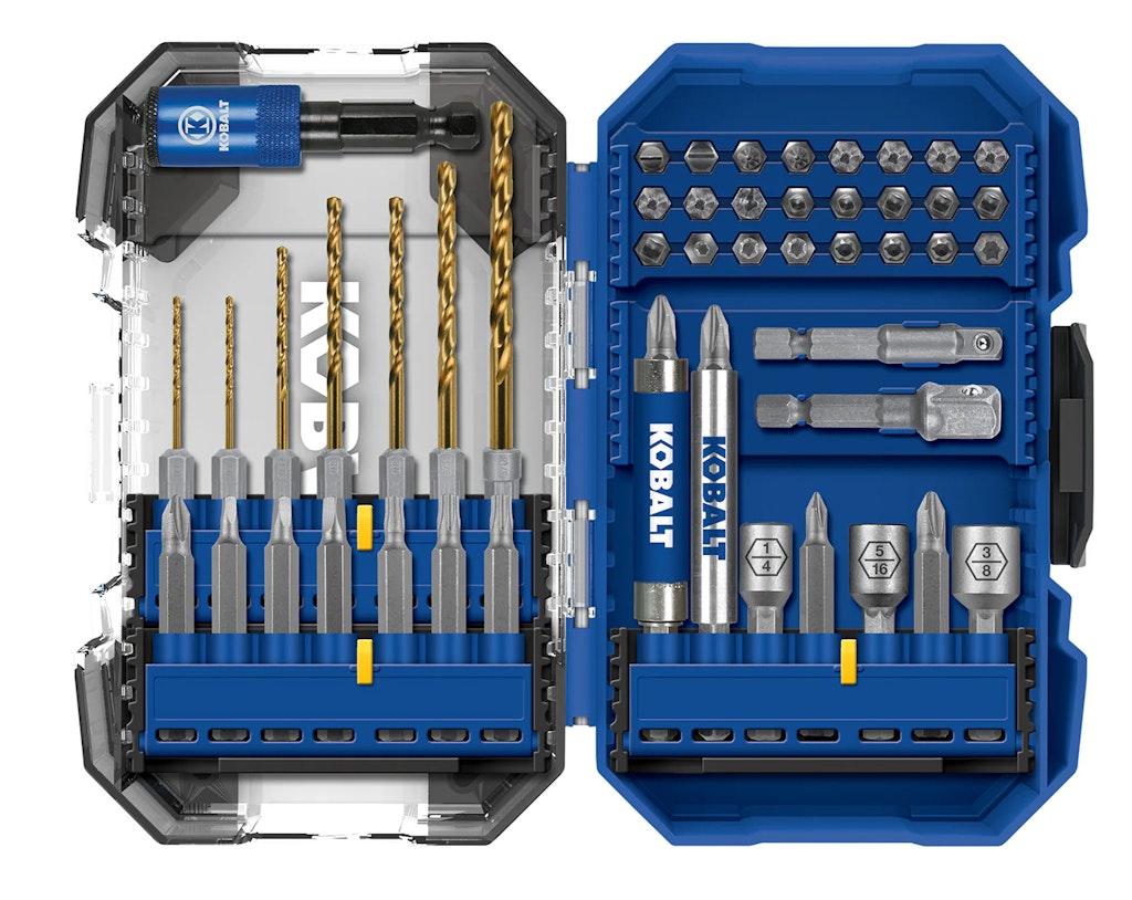 Kobalt 50-Piece Screwdriver Bit Set: $15
