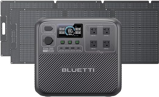 Bluetti Elite 200 V2 2,073.6Wh Power Station w/ 2 Solar Panels: $1,499 Bluetti Elite 200 V2 2,073.6Wh Power Station w/ 2 Solar Panels: $1,499