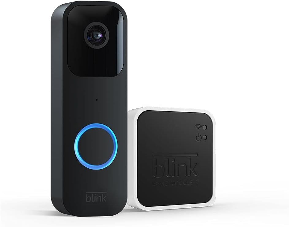 Blink Video Doorbell w/ Sync Module 2: $35
