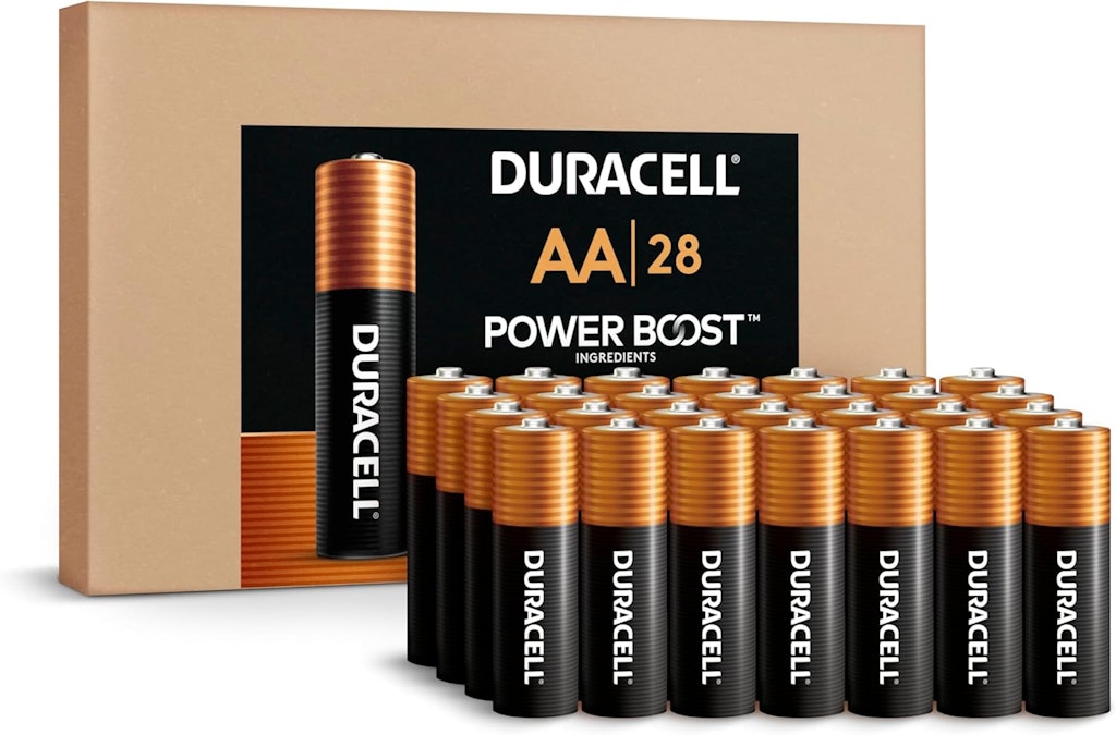 Duracell 28-Count Coppertop AA Batteries: $18 via Subscribe & Save Duracell 28-Count Coppertop AA Batteries: $18 via Subscribe & Save
