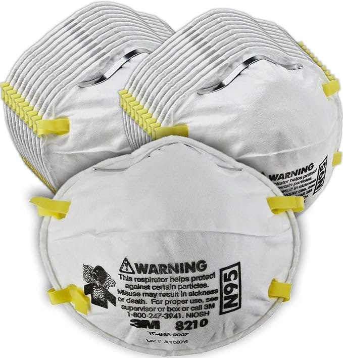 3M Particulate Respirator Lightweight w/ Cushioning Foam 20-Pack: $13