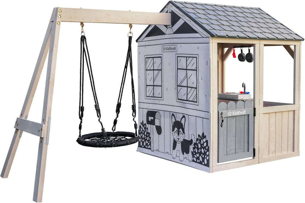 KidKraft Savannah Swing Wooden Outdoor Playhouse: $276.80 KidKraft Savannah Swing Wooden Outdoor Playhouse: $276.80