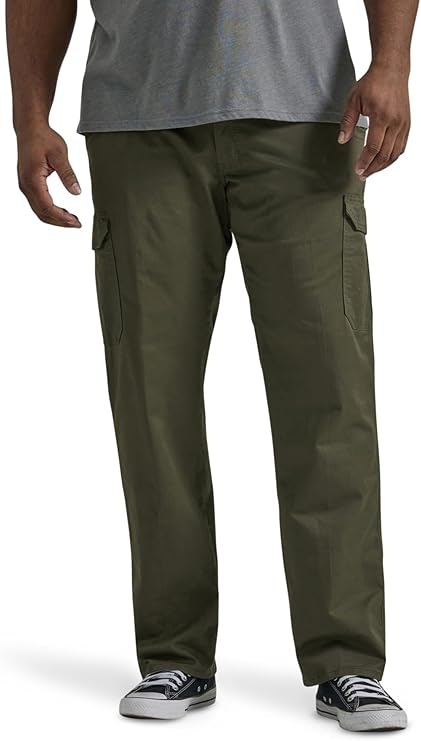 Lee Men's Big and Tall Extreme Motion Twill Cargo Pants: $20