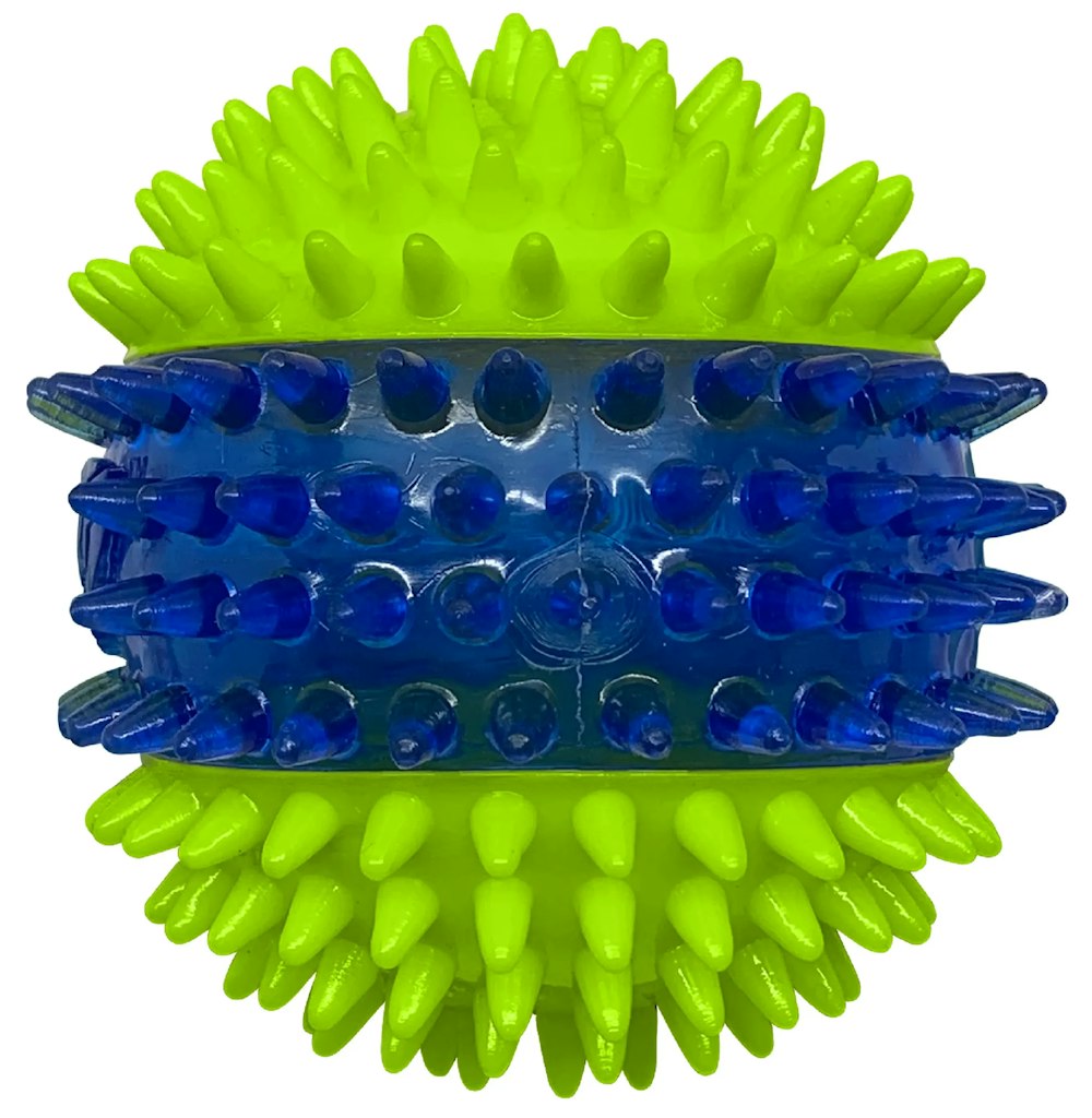Nerf Dog LED Light Up Dental Spikes Squeak Ball: $4.97