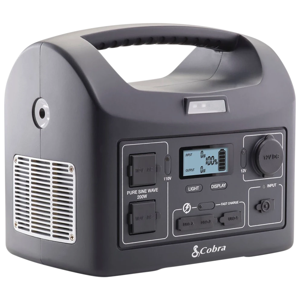 Cobra 200W Portable Power Station: $120