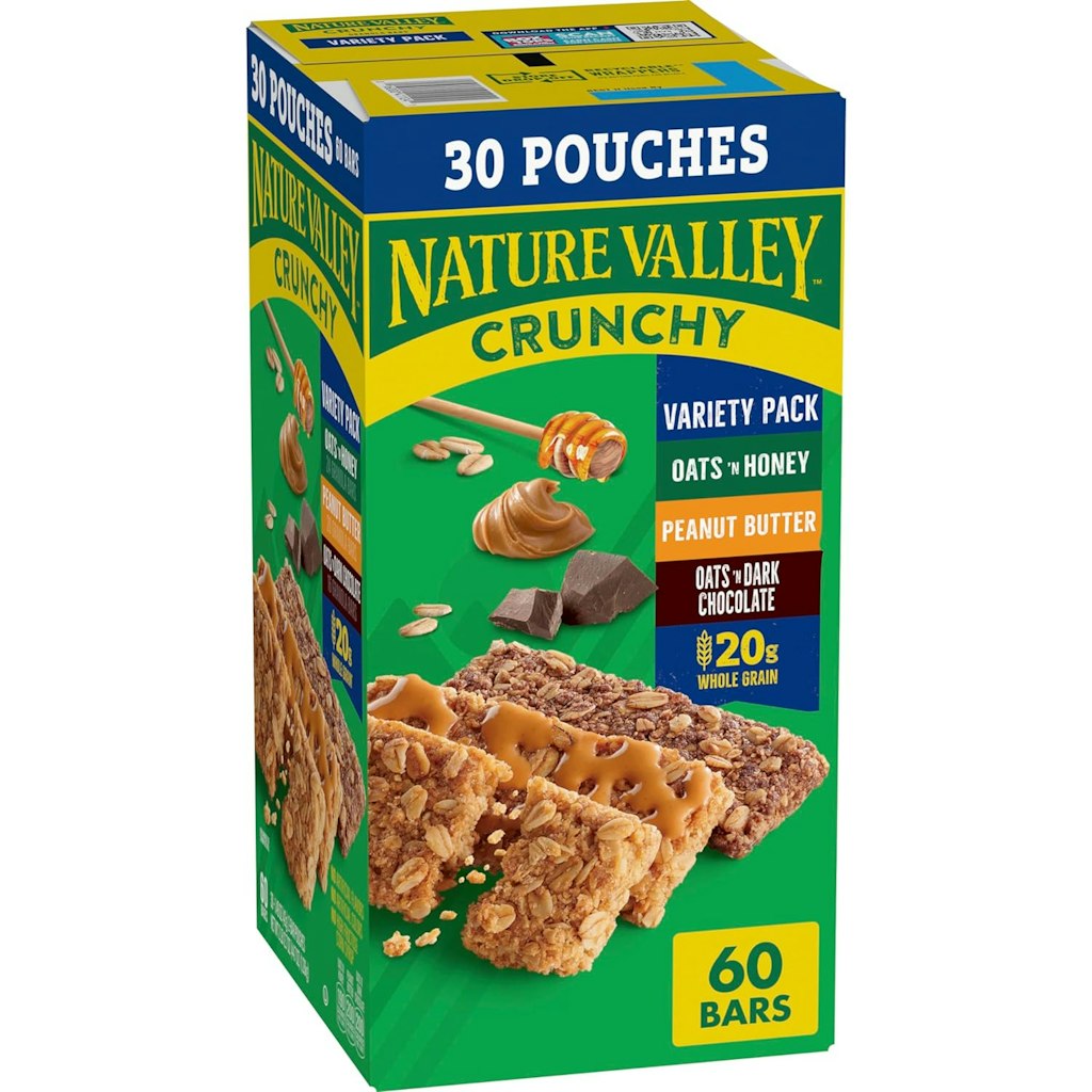 Nature Valley 60-Count Crunchy Granola Bars: $9 via Subscribe & Save