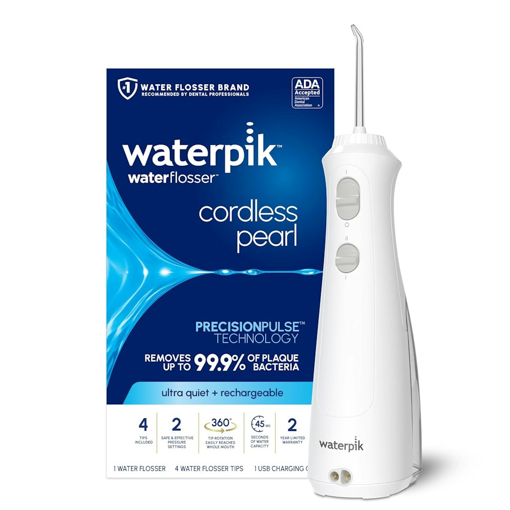 Waterpik Cordless Pearl Rechargeable Water Flosser: $40