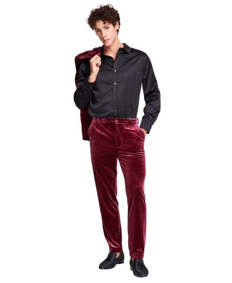 Tinsel Men's Velvet Dress Pants: $20.76
