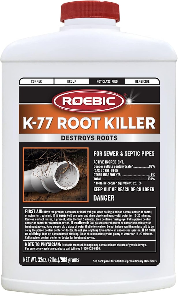 Roebic K-77 Root Killer 32-oz. Bottle: $14