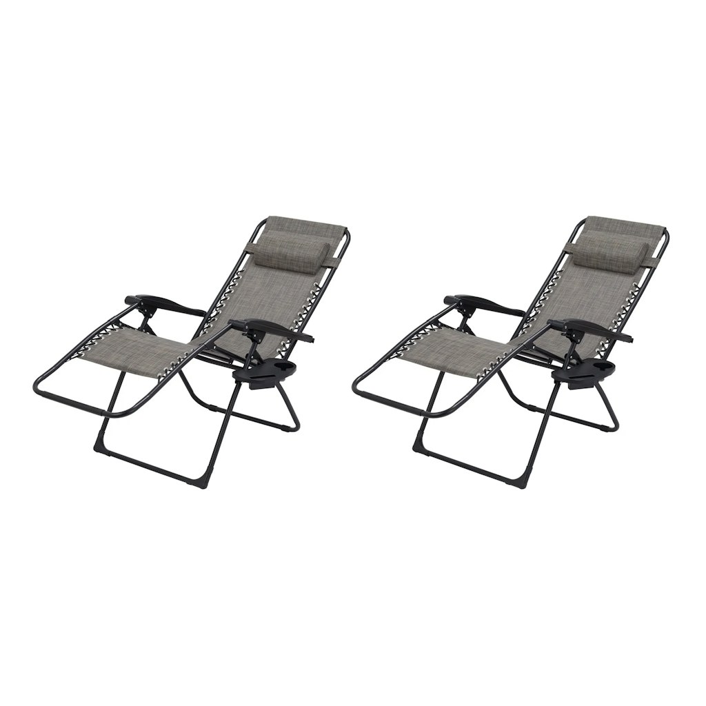 Mainstays Zero Gravity Chair Lounger 2-Pack: $67
