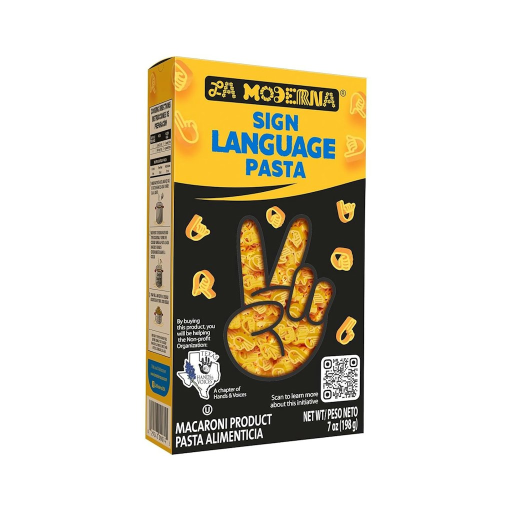 La Moderna 7-oz. Sign Language Pasta: $1.10
