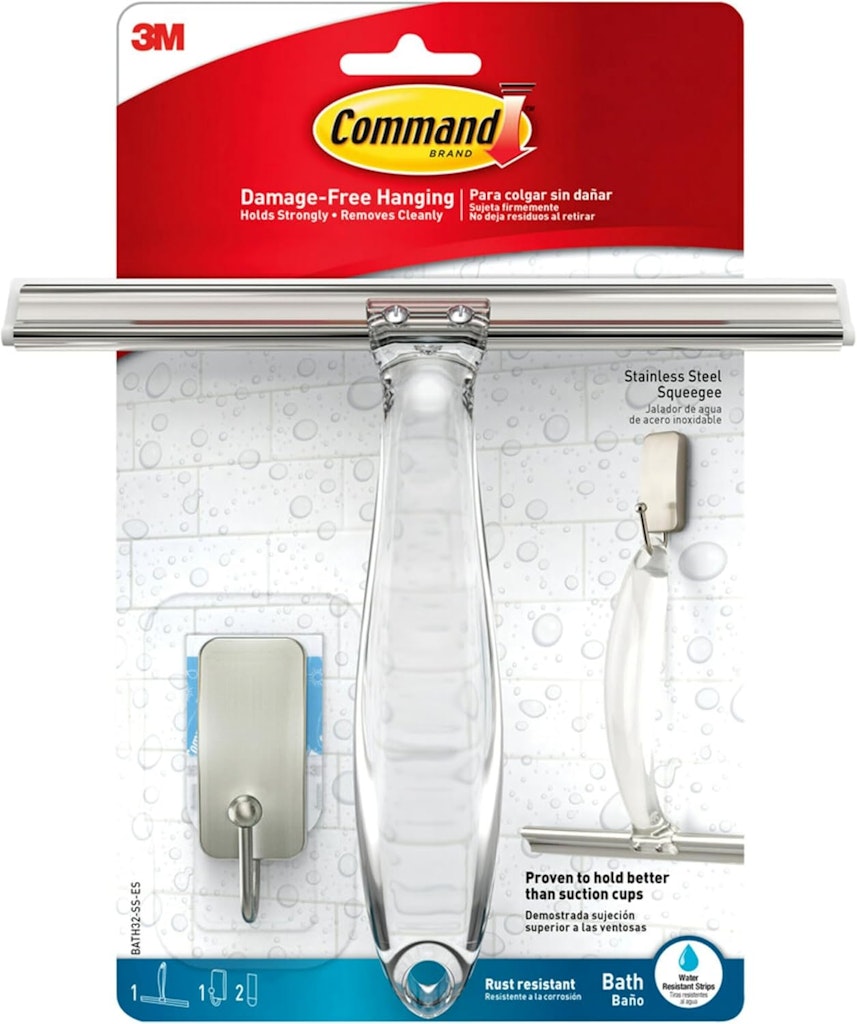 Command Stainless Steel Squeegee: $9