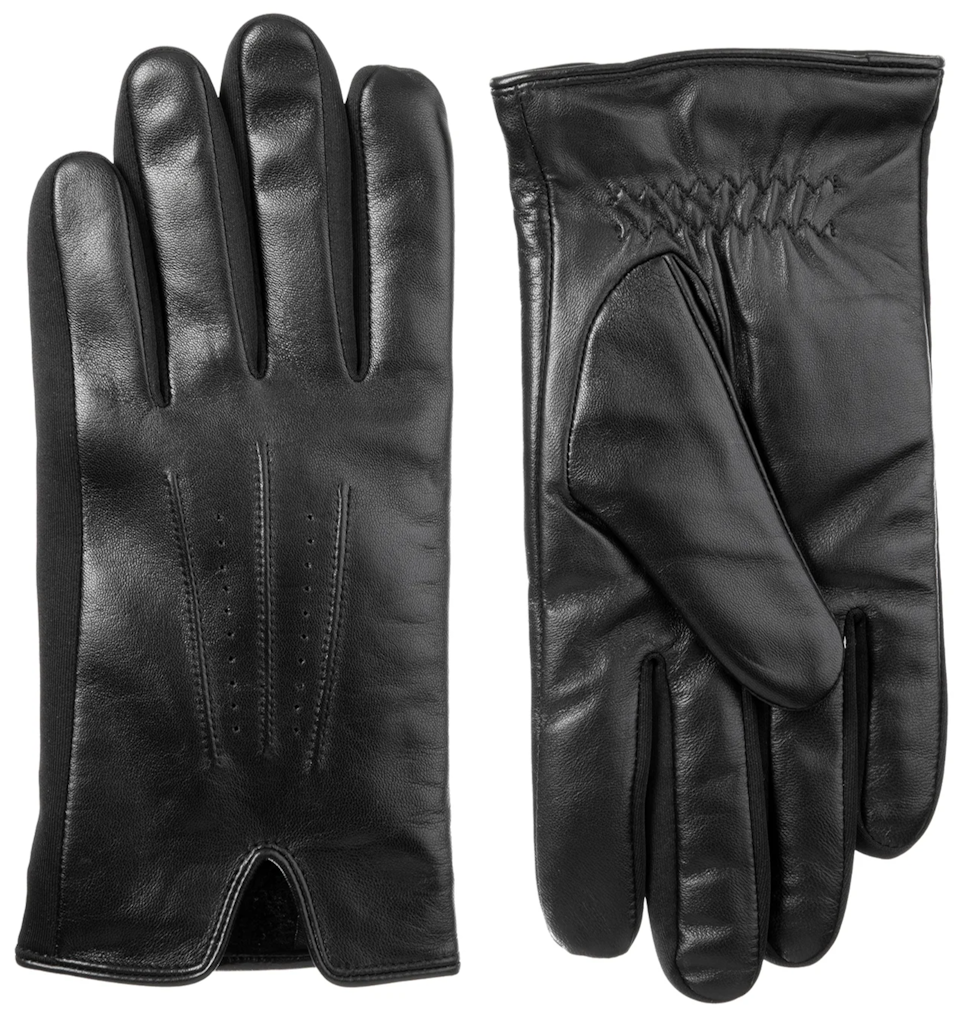 Isotoner Men's Leather Gloves: $16