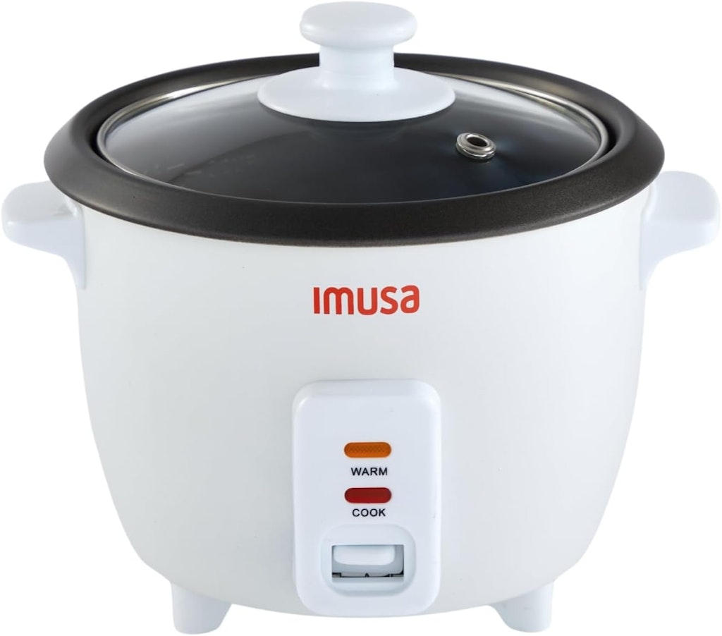 Imusa Electric 3-Cup Non-Stick Rice Cooker: $15