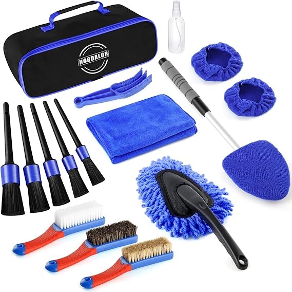 Car Interior 17-Piece Detailing Kit: $20