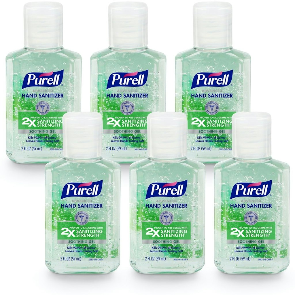 Purell 2-oz. Advanced Hand Sanitizer Soothing Gel 6-Pack: $13 via Subscribe & Save
