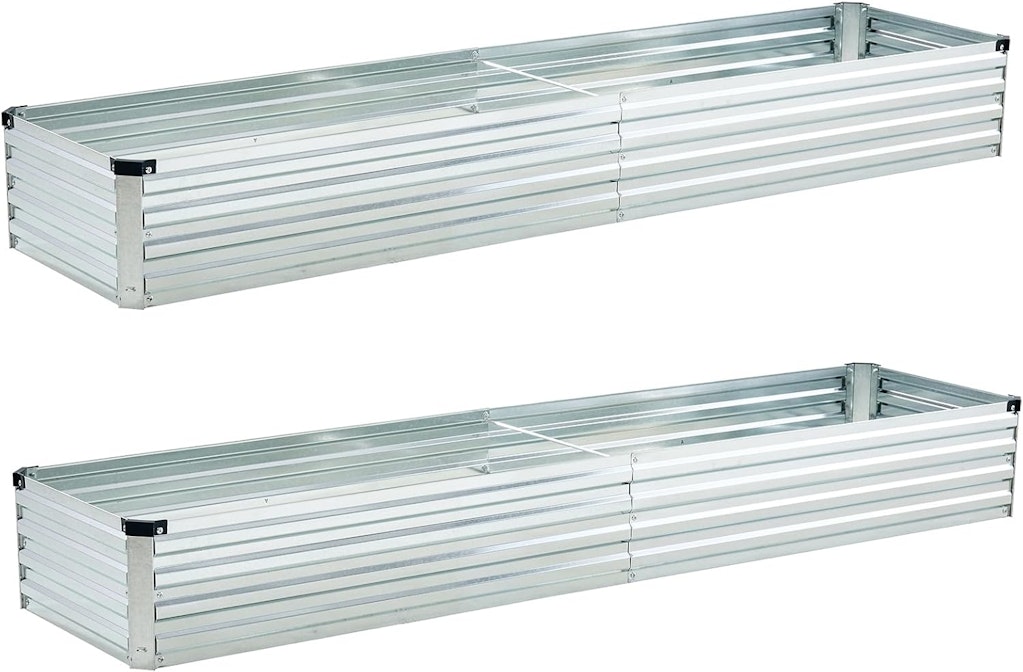 Galvanized Raised Garden Bed 2-Pack: From $60