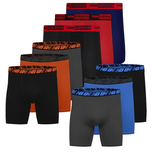 New Balance Men's Performance Boxer Briefs 9-Pack: $18 New Balance Men's Performance Boxer Briefs 9-Pack: $18