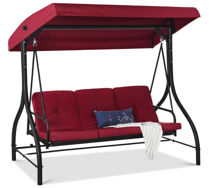 Best Choice Products 3-Seat Canopy Swing: $240