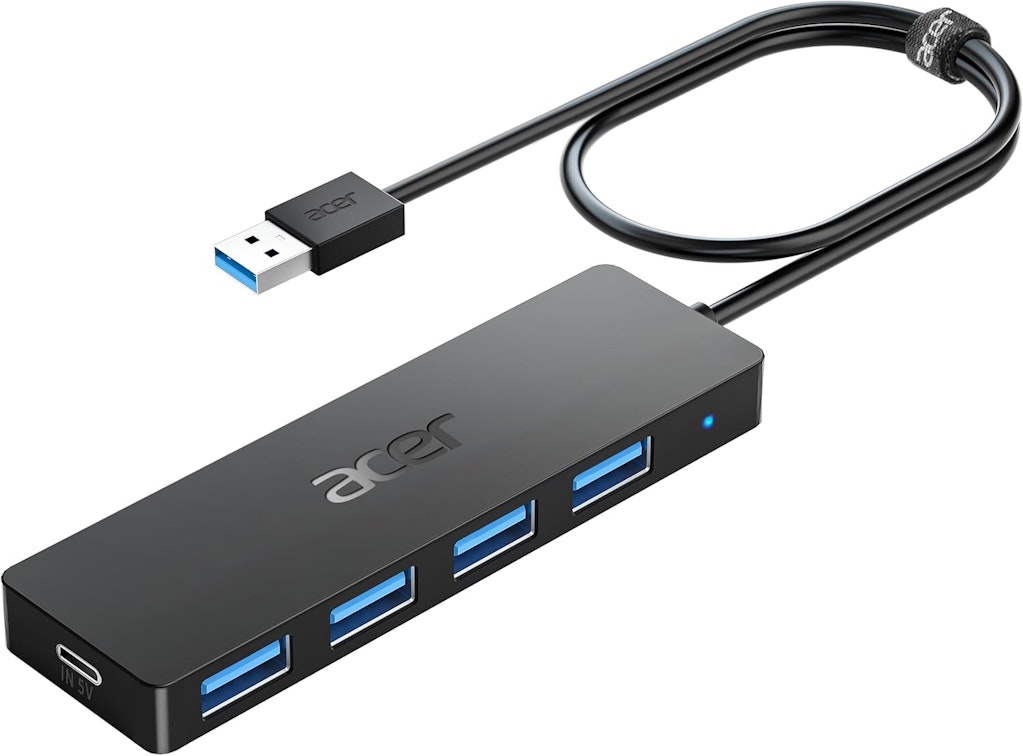 Acer USB 3.0 4-Port Hub: $15