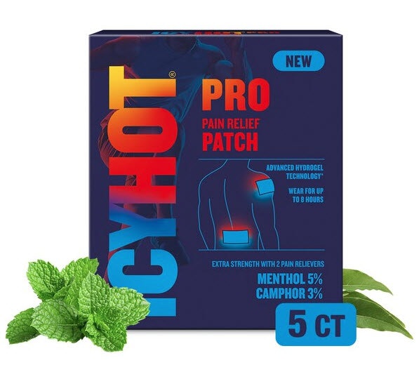 Icy Hot Pro Pain Relief Patch 5-Pack: $5.99