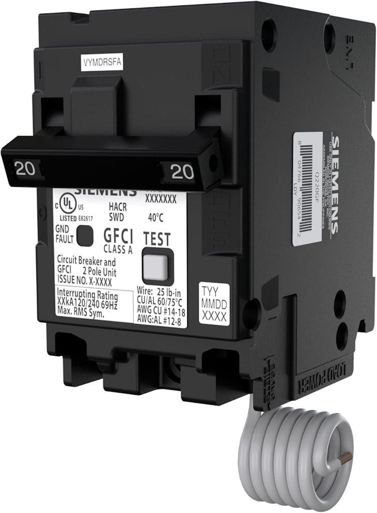 Siemens Q220GF Ground Fault Circuit Interrupter: $79