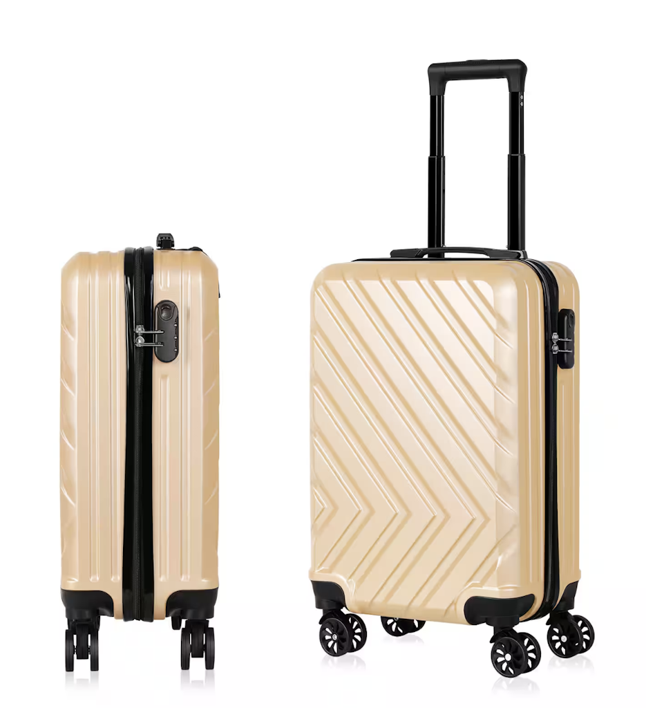Hikolayae 20" Hardside ABS Spinner Carry-On w/ Lock: $25